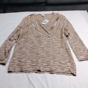 NWT Versailles women's XL light sweater  top